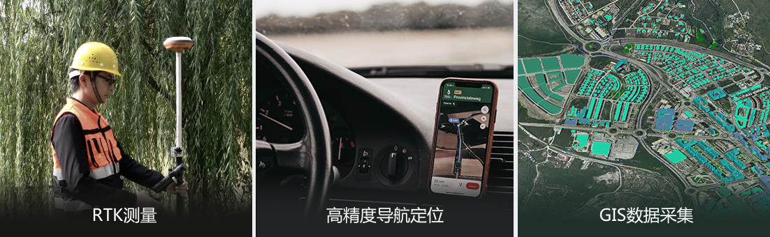 適用于RTK測量、高精度導航定位、GIS數(shù)據(jù)采集
